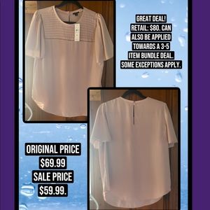 Brand new Ann Taylor blouse with tags. Size M.